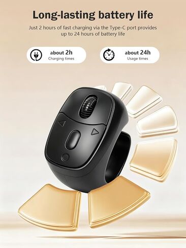TikTok Scrolling Ring for iphone, Bluetooth Page Turner for iPad iOS Android Tablet, Fingertip Wireless Scroller Page Turner for, TikTok, YouTube, Instagram, Android Phone, Camera Remote Control in Kuwait