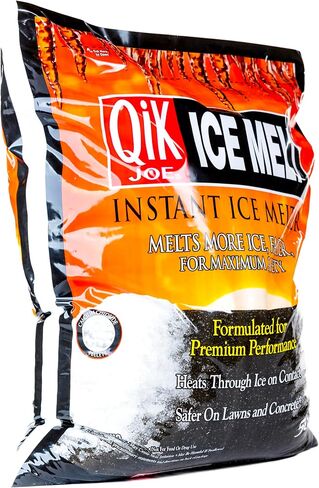 Calcium Chloride Ice Melt - Instant Snow and Ice Melt for Sidewalks, Driveways, Steps, and Parking Lots - Deicer for Concrete, Asphalt, and Other Surfaces - 20 Lb Bag in Kuwait