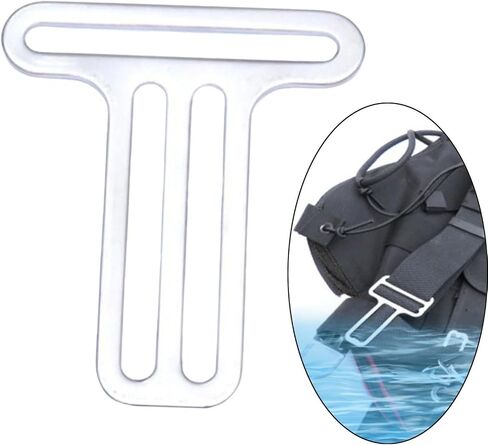 Weight Stainless Steel Diving Slider Retainer Metal Buckle Snap Harness Band Fasteners Prevents Belt Release Suitable for Scuba Di in Kuwait