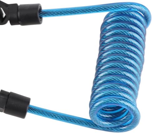 Quick Release Coil Lanyard Retractable Diving Lanyard with Hooks for M4 Handle Fittings Dive Lights Cameras Underwater Diving Snorkeling in Kuwait