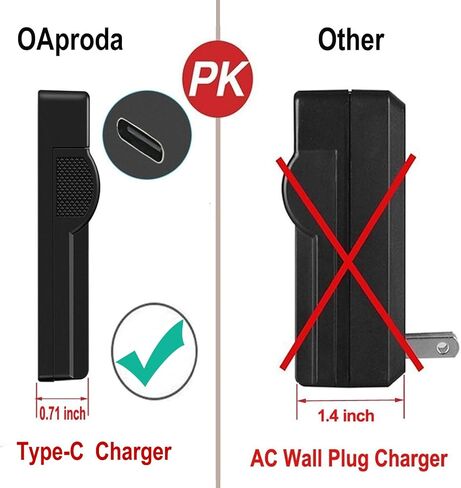 OAproda 2 Pack EN-EL10 Battery and Rapid USB Charger for Nikon Coolpix S3000 S4000 S5100 S600 S700, S200 S210 S220 S230 S500 S510 S520 S570, S60 S80 S203 S205 Digital Camera MH-63 Charger in Kuwait