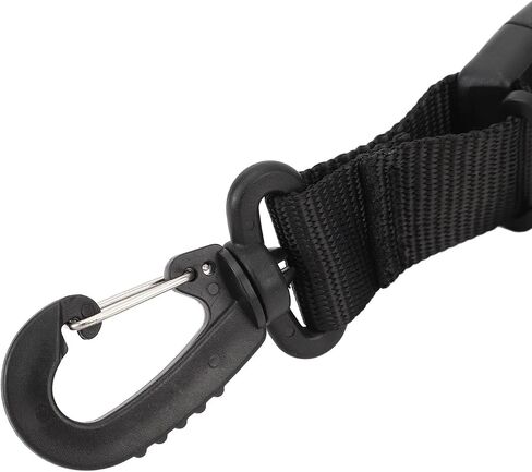 Diving Camera Lanyard Buckle Stainless Steel Wire Spring Coiled Lanyard for Scuba Gear Underwater Equipment Dive Accessories with 360° Rotating Hooks & Webbi in Kuwait