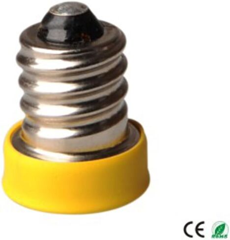 E-Simpo® 15-Pack E12 to E11 Adapter,E12 to E11 Lamp Base Converter, Black and Yellow Color Ship According to Stock. in Kuwait