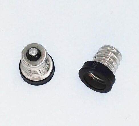 E-Simpo® 15-Pack E12 to E11 Adapter,E12 to E11 Lamp Base Converter, Black and Yellow Color Ship According to Stock. in Kuwait