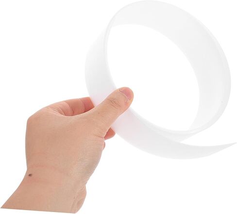 Angoily LED Light Diffuser Sheet 1220x30mm 1mm Thick Optical Scattering Panel for LED Channel Lens Replacement and Pendant Lighting, Milky White Plastic Diffuser for Cabinet and Studio in Kuwait