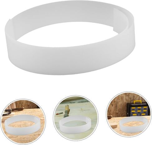 Angoily LED Light Diffuser Sheet 1220x30mm 1mm Thick Optical Scattering Panel for LED Channel Lens Replacement and Pendant Lighting, Milky White Plastic Diffuser for Cabinet and Studio in Kuwait