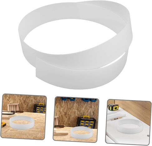 Angoily LED Light Diffuser Sheet 1220x30mm 1mm Thick Optical Scattering Panel for LED Channel Lens Replacement and Pendant Lighting, Milky White Plastic Diffuser for Cabinet and Studio in Kuwait
