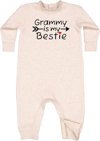 inktastic Grammy Is My Bestie Baby Fleece Romper in Kuwait