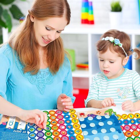 Zainpe 15Pcs Ocean Animals Potty Training Chart for Kids Sea Creatures Potty Chart with Shark Whale Stickers Marine Theme Toilet Training Reward Chart Develop Toileting Habit for Toddlers Boy Girl in Kuwait