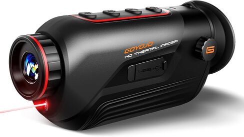 GOYOJO G210 Thermal Monocular, 256x192 Thermal Imaging Monoscope Camera for Adults, 10mm Focal Lens Vision Goggles Thermal Scopes for Night Hunting Camping in Kuwait