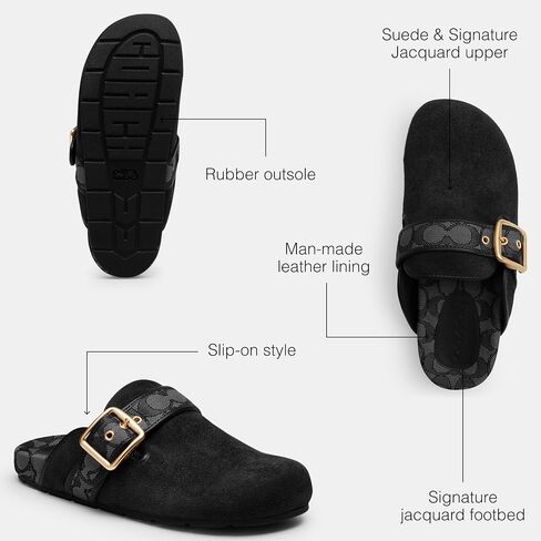 COACH Women's Archival Buckle Clog in Kuwait