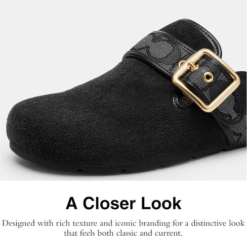 COACH Women's Archival Buckle Clog in Kuwait
