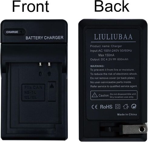 NB-13L nb 13l Battery Charger for Canon PowerShot SX740 HS, SX620 HS, SX720 HS, SX730 HS, PowerShot G7 X Mark III,G7X Mark II,G7 X,G9 X Camera and More in Kuwait