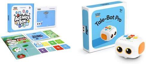 Talebot Pro Coding Robot with Activity Box, STEM Robot for Kids 3+ to Learn Programming, Educational Learning Toy for Toddlers Homeshool Classroom Pre-K in Kuwait