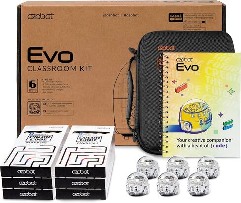 Ozobot Evo 6 Bot Classroom Kit | Ages 5-11 | STEM Coding for Schools in Kuwait