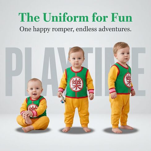 Baby Boy Onesie Romper, 1 Pack Soft Cotton Newborn Infant Outfit with Snap Closure, Cute Everyday Wear in Kuwait