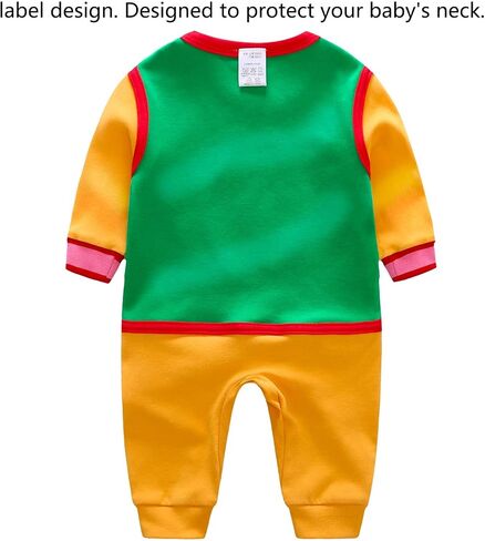 Baby Boy Onesie Romper, 1 Pack Soft Cotton Newborn Infant Outfit with Snap Closure, Cute Everyday Wear in Kuwait
