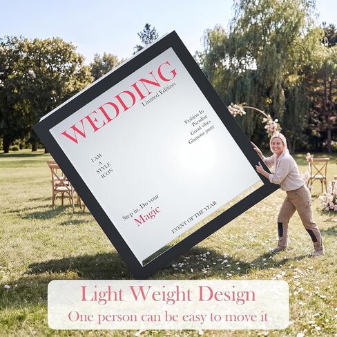 Magazine Photo Booth 6.6x6.6x7.6 Ft Removable and Replaceable Custom Logo, Lightweight Portable for Weddings, Birthdays Rental and Commercial Events in Kuwait