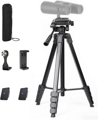 Binocular Tripod, 68" Spotting Scope Tripod Stand with Binocular Adapter in Kuwait