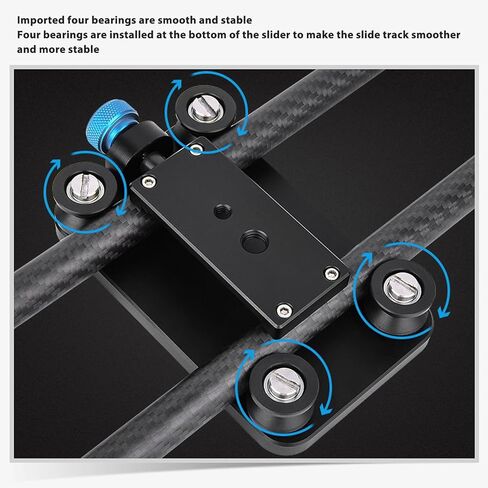 Track Rail, Carbon Fiber Camera Slider, Manual Camera Damping Adjustment in Kuwait