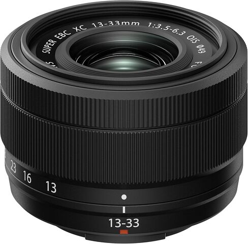 Fujifilm XC 13-33mm f/3.5-6.3 OIS Lens X Mount APS-C Cameras, 20–50mm Equivalent, Optical Image Stabilization Bundle with Filter Kit + 64GB Memory Card + Lens Case and More in Kuwait
