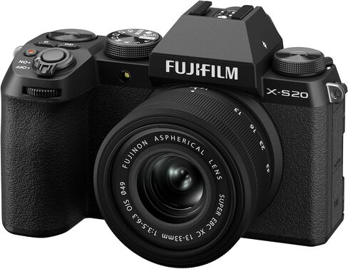 Fujifilm XC 13-33mm f/3.5-6.3 OIS Lens X Mount APS-C Cameras, 20–50mm Equivalent, Optical Image Stabilization Bundle with Filter Kit + 64GB Memory Card + Lens Case and More in Kuwait