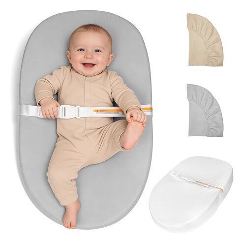 Baby Changing Pad Diaper Changing Pad 2 Pack Soft & Muslin Cover | Changing Table Pads Waterproof Lining Foam, 32x16 inch Changing Pad Topper, Changing Table Pads for Dressers in Kuwait