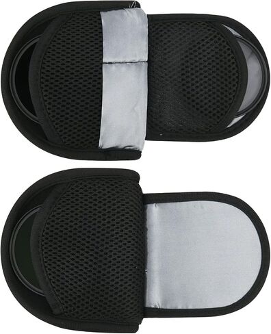 1pc Camera Filter Case Bag for Circular Filters up to 82mm, Lightweight Diving Material Protection Design, Lens Filter Storage Pouch Box for Photographers in Kuwait