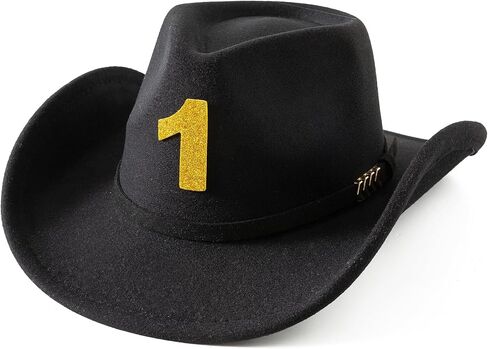 Jastore Baby Boys Girls Toddler Cowboy Hat 1st 2nd 3rd 4th Birthday Hat First Rodeo Cowgirl Hat Birthday Party Western Hat in Kuwait