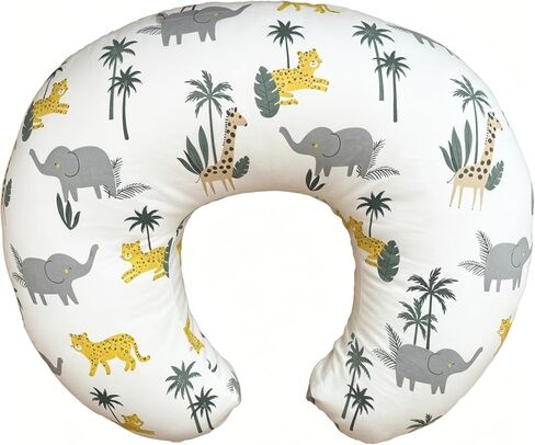 Nursing Pillow Breastfeeding Pillow Removable cover Machine washable | Conforming to ergonomic design. Detachable cover. Machine washable. Breathable fabric.Arm fatigue free Soft supportive fill in Kuwait