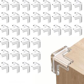 36 Pack Corner Protector Baby, Clear Table Corner Protectors Baby Proof Corners and Edges Furniture Covers & Edge Safety Bumpers Guards for Baby Proofing, Sharp Edges in Kuwait