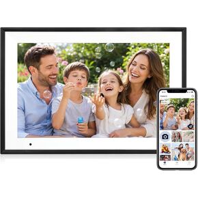 Digital Picture Frame, 10.1 Inch Digital Photo Frame with 32GB Storage, WiFi Photo Frame with 1280×800 HD IPS Touch Screen, Auto-Rotate Smart Electronic Frame, Share Photos and Videos via AiMOR App in Saudi Arabia