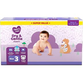 Parent's Choice Diapers, Size 3, 210 Diapers (Mega Box) in Kuwait