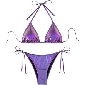Women's Bikini Set Summer Beach Tie Side Bikini Set in Kuwait