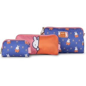 مجموعة منظم حقائب المكياج من 3 قطع من JuJuJuBe Miffy Flower Fields، 3 مقاسات (S/M/L) وحقائب مستحضرات التجميل وأدوات الزينة للسفر، وحزام معصم للتخزين بسحاب + حزام حول الجسم، وحقيبة حفاضات ومنظم للحمل in Kuwait