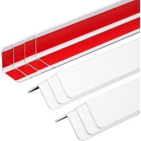 1-3/4"x1-3/4 x48 Wall Corner Protector Guards with Self Adhesive,(5-Pack) White Vinyl Corner Trim Molding Plastic for Wall Furniture Door Tables Cabinet Edge, Anti-Scratch Edge Protector in Kuwait