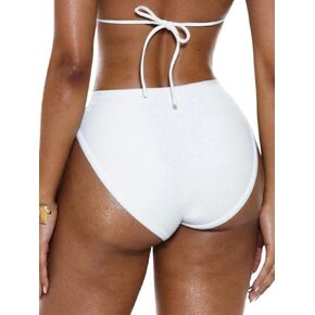 Womens 2026 Spring/Summer Solid Waist Double Bikini Swimwear in Kuwait