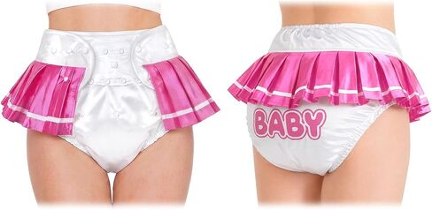 Littleforbig Washable Adjustable Reusable Waterproof Cloth Adult Diaper Wrap Cover - Baby School Girl in Kuwait