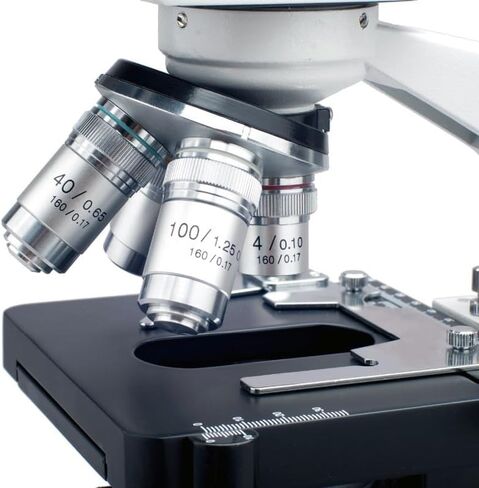 40X-2500X LED Lab Binocular Compound Microscope with in Kuwait