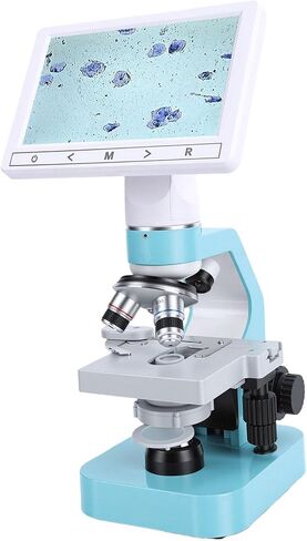 Binocular Microscope with 7 Inch Display 4X 10x 40x LED Binocular Microscope for Pet Dog Ovulation Observation in Kuwait