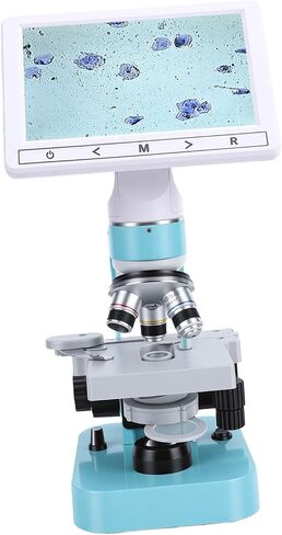 Binocular Microscope with 7 Inch Display 4X 10x 40x LED Binocular Microscope for Pet Dog Ovulation Observation in Kuwait