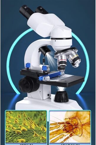 Eye Protection Binocular Biological Microscope 40X-2500X Experimental 360 ° Rotatable in Saudi Arabia