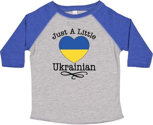inktastic Just a Little Ukrainian Heritage Toddler T-Shirt in Kuwait