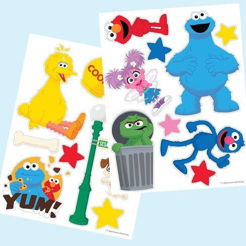 Delta Children - Sesame Street Design & Store 6 Bin Toy Storage Organizer - Greenguard Gold Certified, Blue in Kuwait