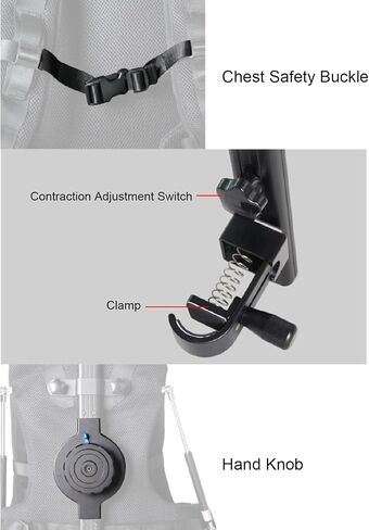 Camera Support Vest for 3 Axis Gimbal Stabilizerwith Nylon Strap Adjustment and Weight Support 3 to 18kg for Video Filming in Kuwait