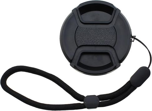 4-Pack 58mm Center Pinch Front Lens Cap with Adjustable Strap, for T7 T6 T5 T100 4000D T8i T7i T6s T6i T5i T4i T3i T2i T1i SL3 SL2 SL1 XSi XTi Cameras, EF-S 18-55mm in Kuwait