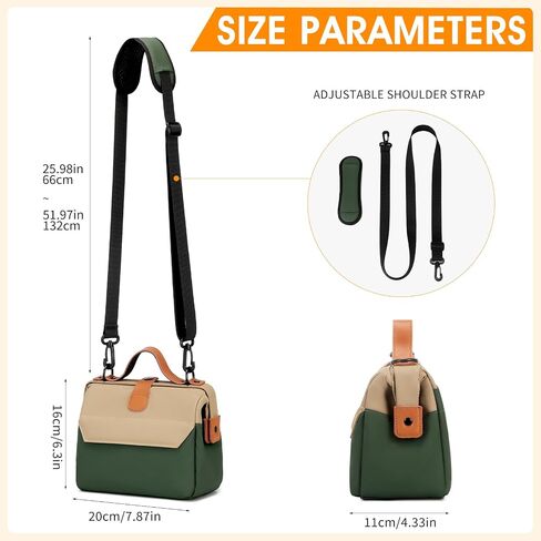 Mini Fragrance Style Camera Bag, Women Crossbody Shoulder Bag, Multi-purpose Mirrorless CCD Photography Bag for Fujifilm XT5 Canon R50 R10 Nikon Sony A7C2 in Kuwait