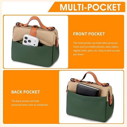 Mini Fragrance Style Camera Bag, Women Crossbody Shoulder Bag, Multi-purpose Mirrorless CCD Photography Bag for Fujifilm XT5 Canon R50 R10 Nikon Sony A7C2 in Kuwait