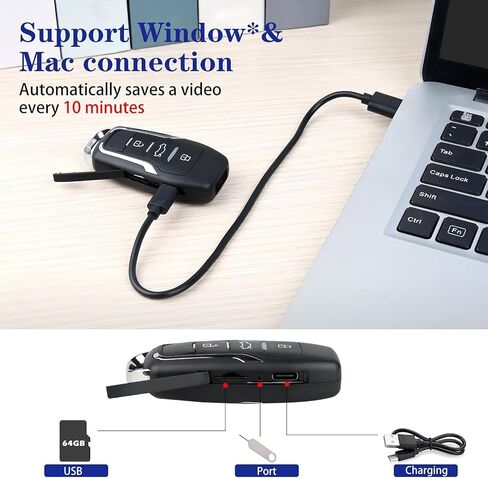 64GB Mini Video Camera,1080P Portable Video Recorder Body Cam,Mini Body Camera in Kuwait