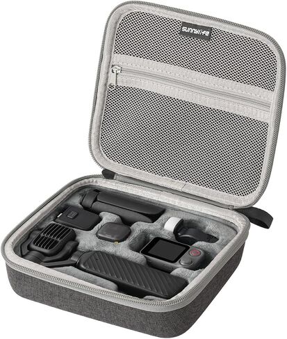 Osmo Pocket 4P Case, Storage Bag for DJI Osmo Pocket 4P Accessories | Creator Combo / Mic 3/Mini 2 / Fill Light / Osmo FrameTap Remote Control / Battery Handle / Vlogging Camera and Accessories in Kuwait